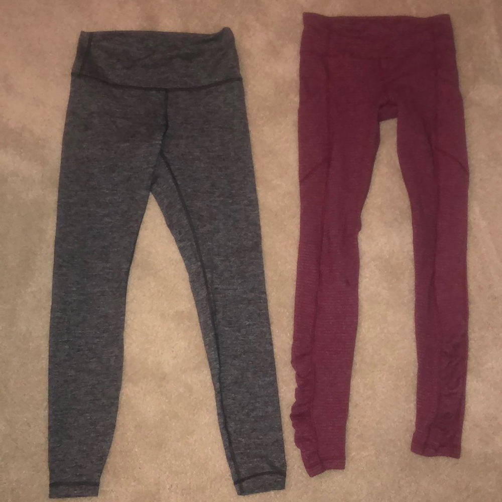 IN GREAT CONDITION grey Lululemon leggings!